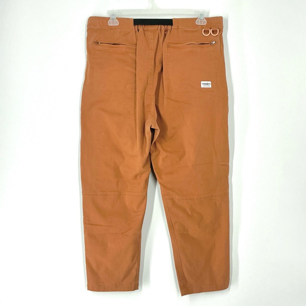 Wondery Outdoor Hiking Pants Women Size XXL Orange w/Belt Multiple Zip‎ Pockets - Picture 6 of 11